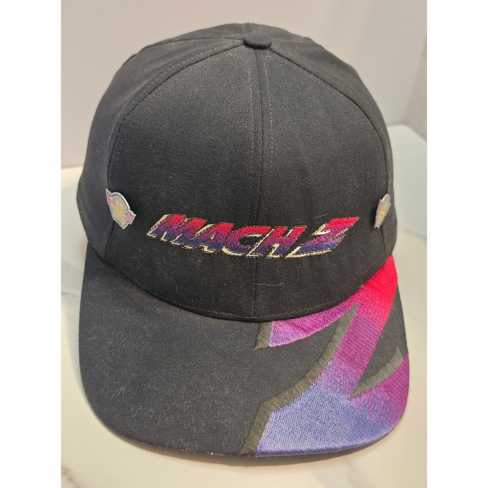 Vintage‎ Ski-Doo Bombardier Mach Z Snapback Hat 90s Snowmobile Cap Pins